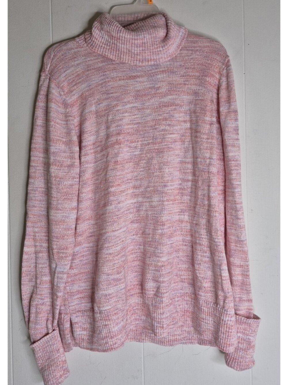 Belle by Kim Gravel Speckle Yarn Turtleneck Sweater Women's Size S